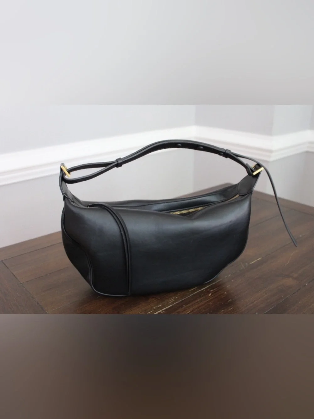 Zara crescent hobo bag